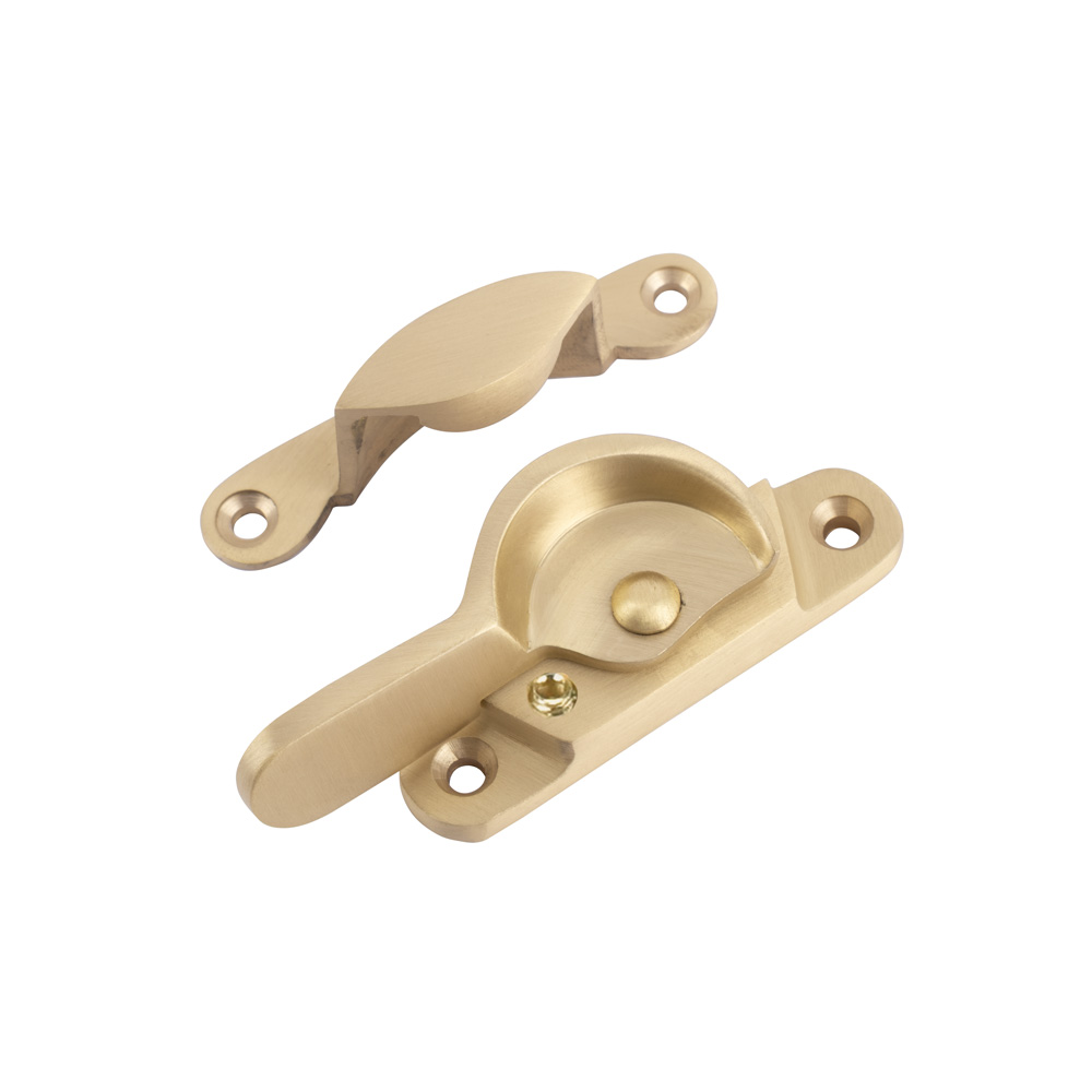 Sash Heritage Fitch Fastener (Locking) - Satin Brass
